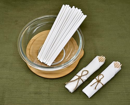 Miniatura 9 de EcoPreps Pajitas de fibra de bambú biodegradables  300 unidades, 100% compostables, sin plástico, popotes ecológicos  Pajitas desechables de fibra