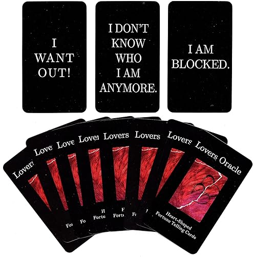 Miniatura 2 de Han Yu Bowen Love Oracle & Tarot Cards - Baraja de 80 cartas de llama gemela con mensajes