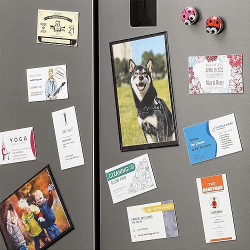 Miniatura 6 de Paquete de 100 imanes para tarjetas de visita, personaliza con imán adhesivo para crear tarjetas de visita magnéticas personalizadas como artículos