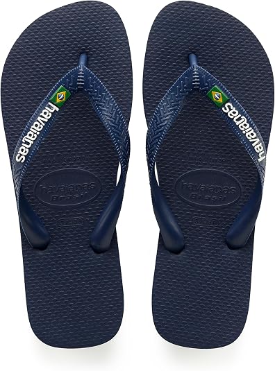 Havaianas Taglia Nuova Consiglio Infradito Havaianas Brasil - Con Bandiera Brasile - Unisex Adulti - Antiscivolo Ciabatte Bandiera Brasile Antiscivolo Unisex - 2