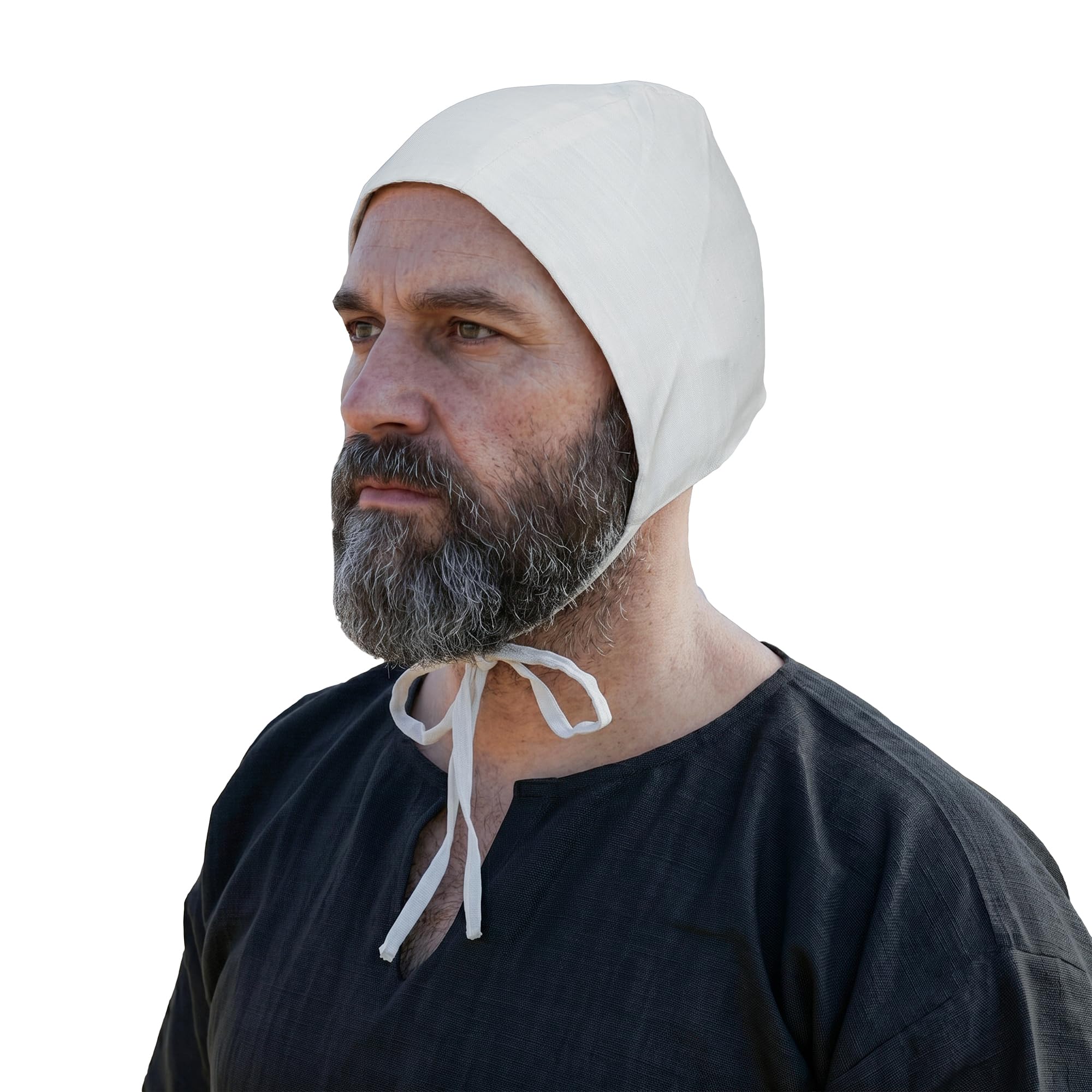 Lord of Battles Medieval Quilted Canvas Cotton Padded Arming Cap Protector Armor Chainmail Coif for LARP, Renfair โ image 1