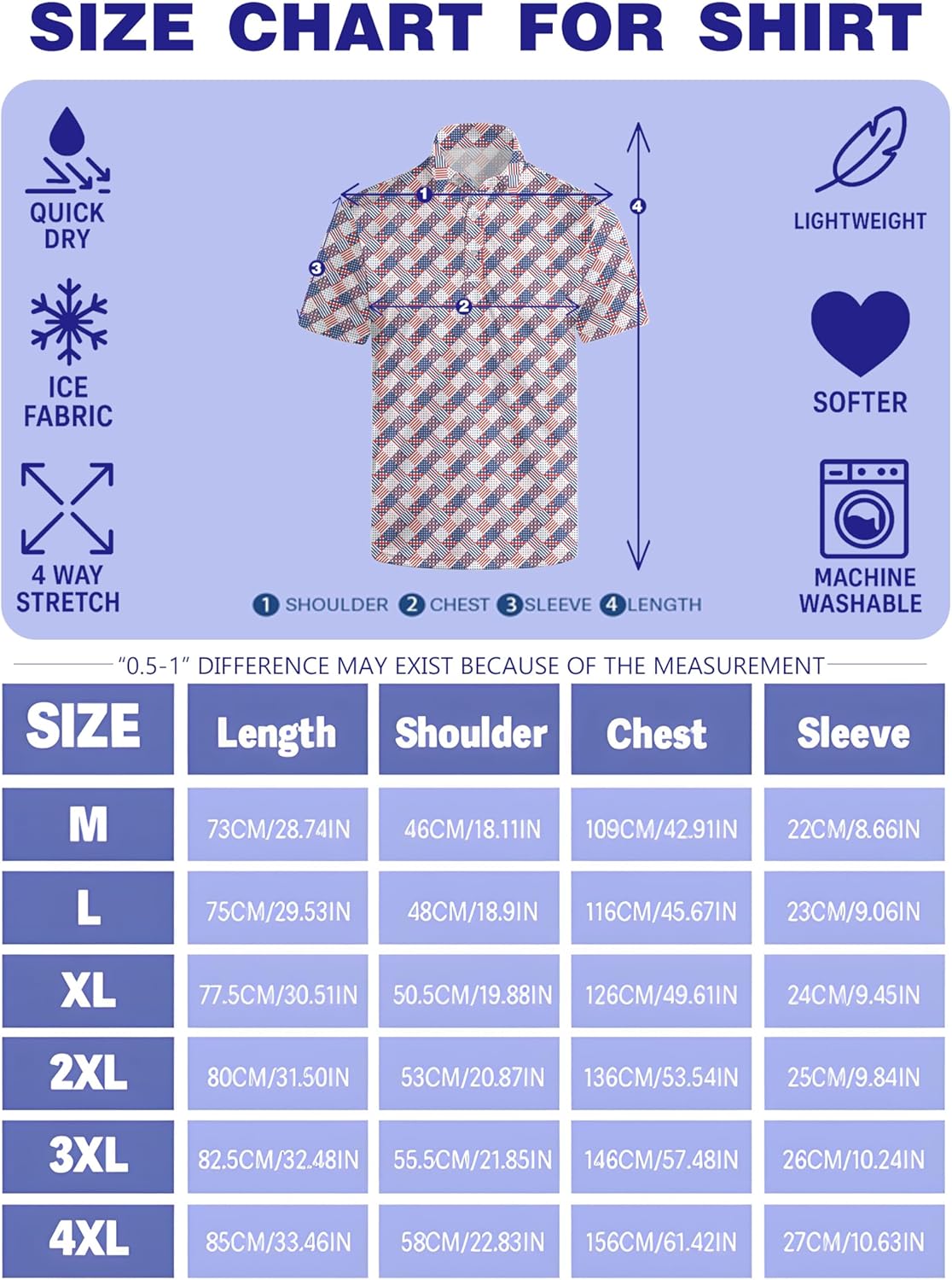 Golf Polo Shirts for Men Moisture Wicking Quick Dry Mens Golf Shirts 4-Way Stretch Funny Polo Short Sleeve - Image 7