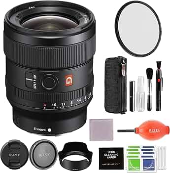 Amazon.com : Sony FE 24mm F1.4 GM (SEL24F14GM) Camera Lens Bundle