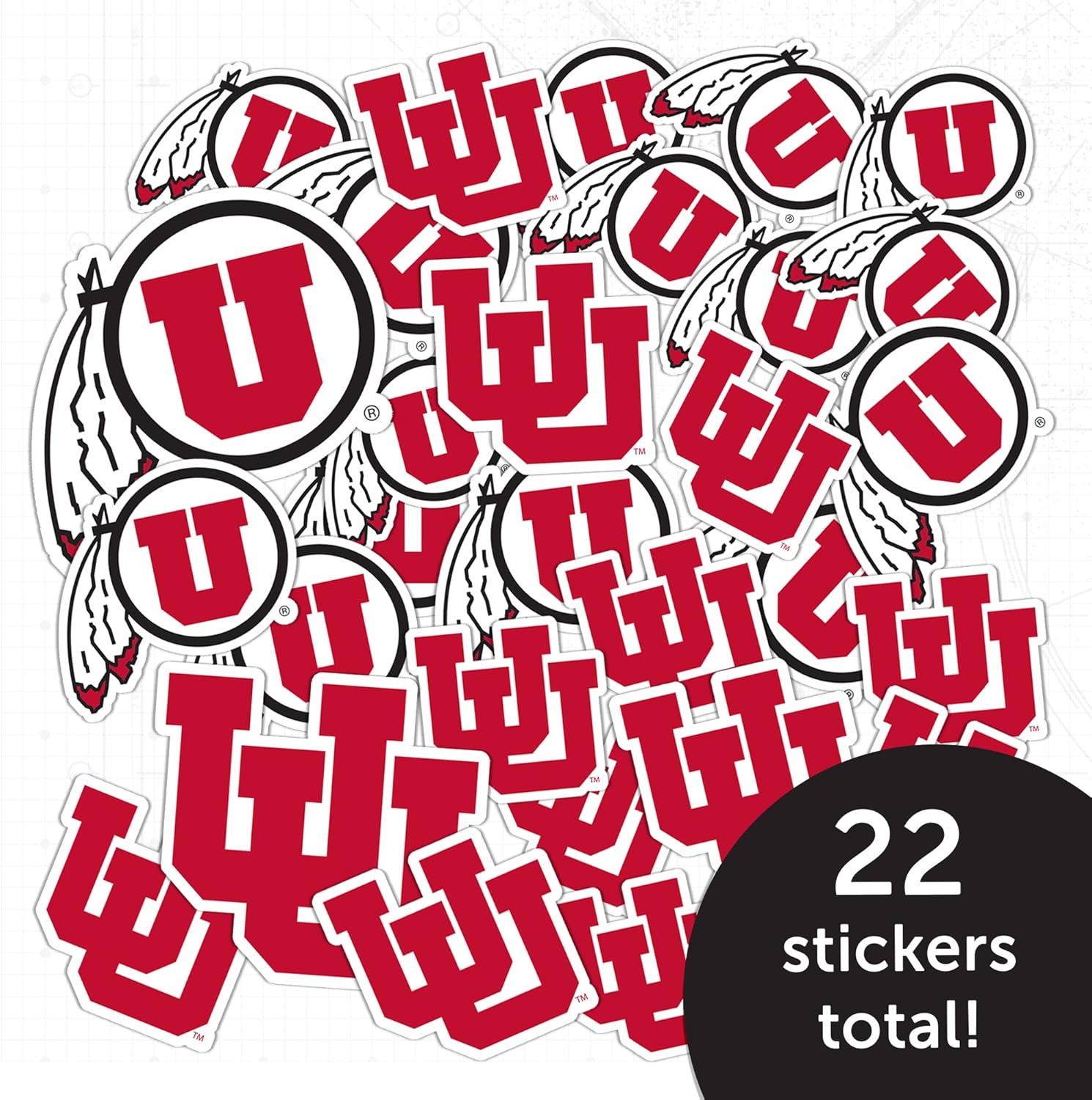 Desert Cactus University of Utah Sticker UT Utes Vinyl Decals Laptop Water Bottle Car Scrapbook T1 (Type 1-1) - Image 5