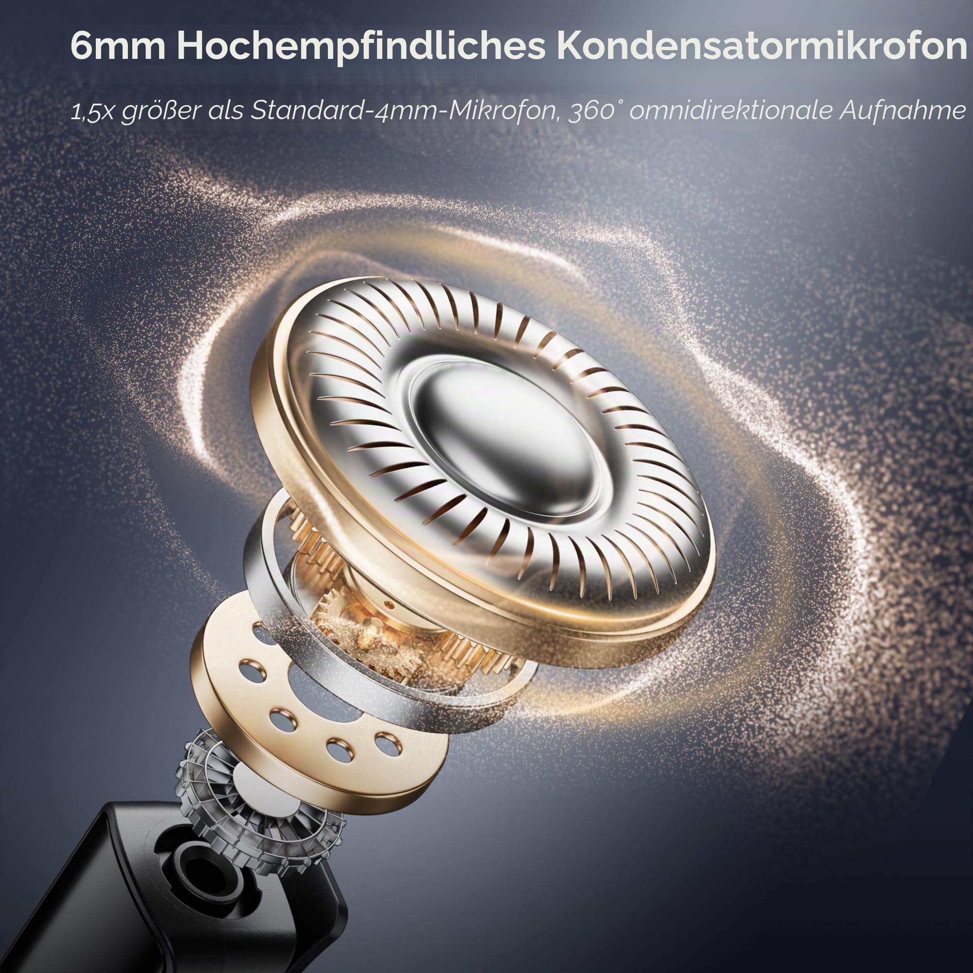 BOYA BOYALINK 2 A2 Drahtloses Lavalier-Mikrofon für iPhone, Kamera, Android, Kabellos Mini Mikrofon, 48 kHz 24 Bit, 1000ft, Rauschunterdrückung, Clip on Mic USB-C/Lightning/3.5mm TRS