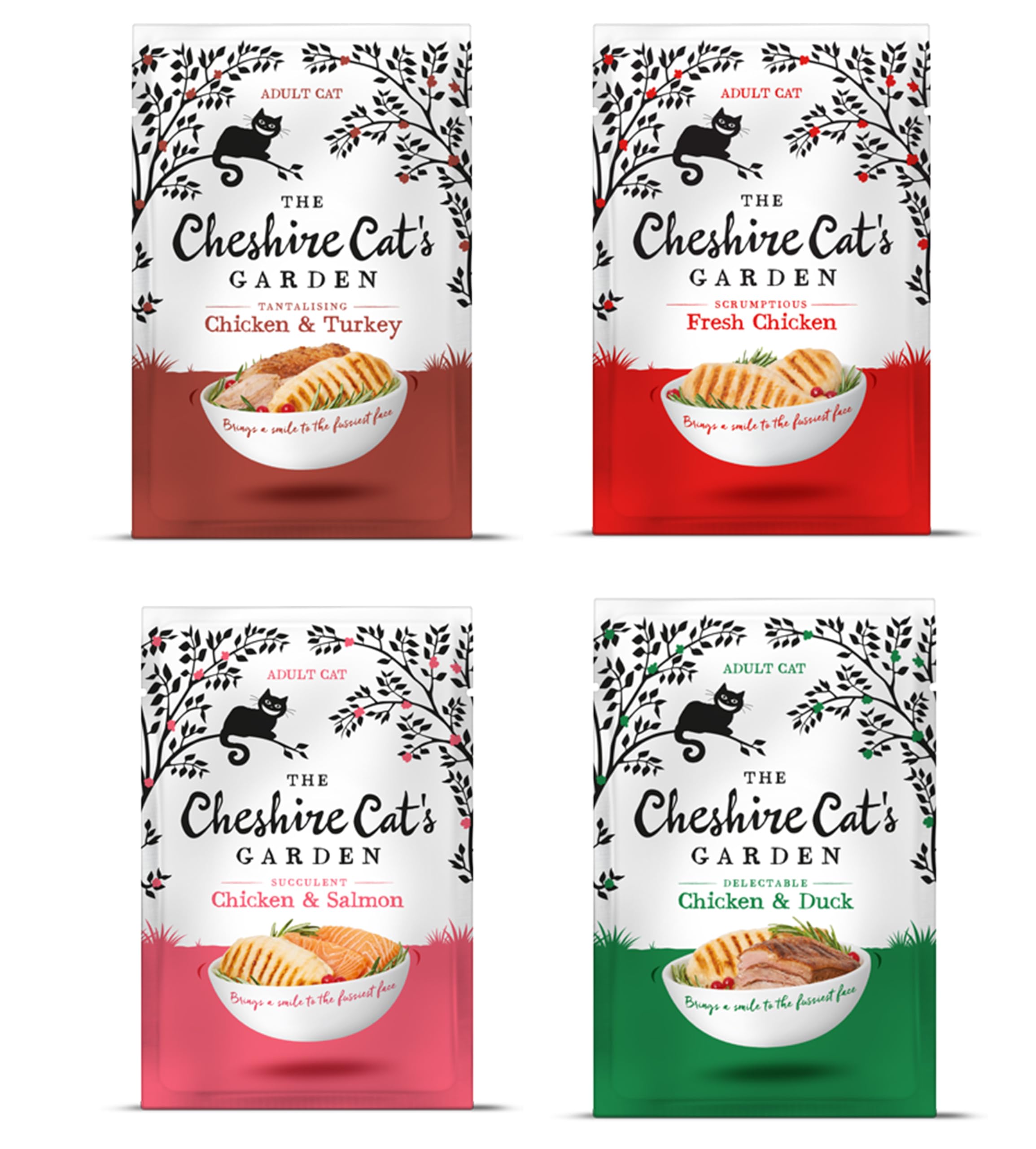 The Cheshire Cat's Garden Multipack Wet Cat Food - 8X85G : Amazon