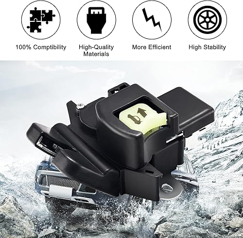 Miniatura 5 de SYERAL Actuador de bloqueo de puerta trasera Cerradura de pestillo de puerta trasera 81230-A7030 Cerradura de puerta trasera compatible con Kia