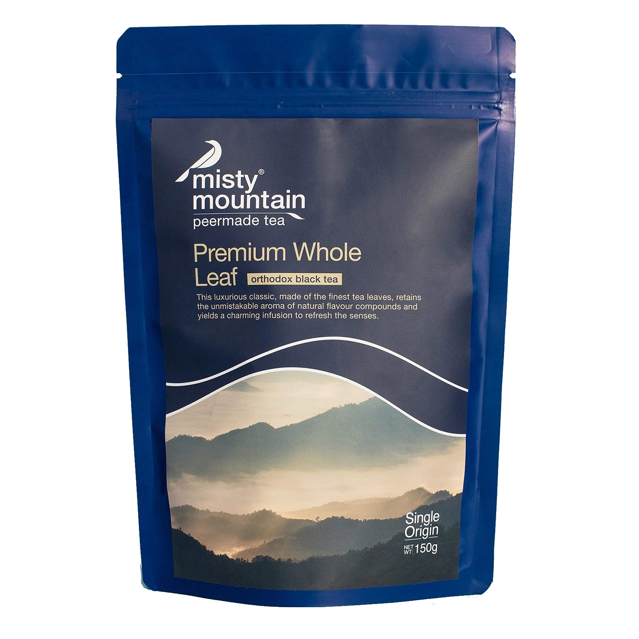 Misty Mountain Premium Whole Leaf Pure Orthodox Black Tea Pouch, Brisk, Energizing Brew - 125 Grams (60 Cups) (B085T55V9Q) Amazon Price History, Amazon Price Tracker