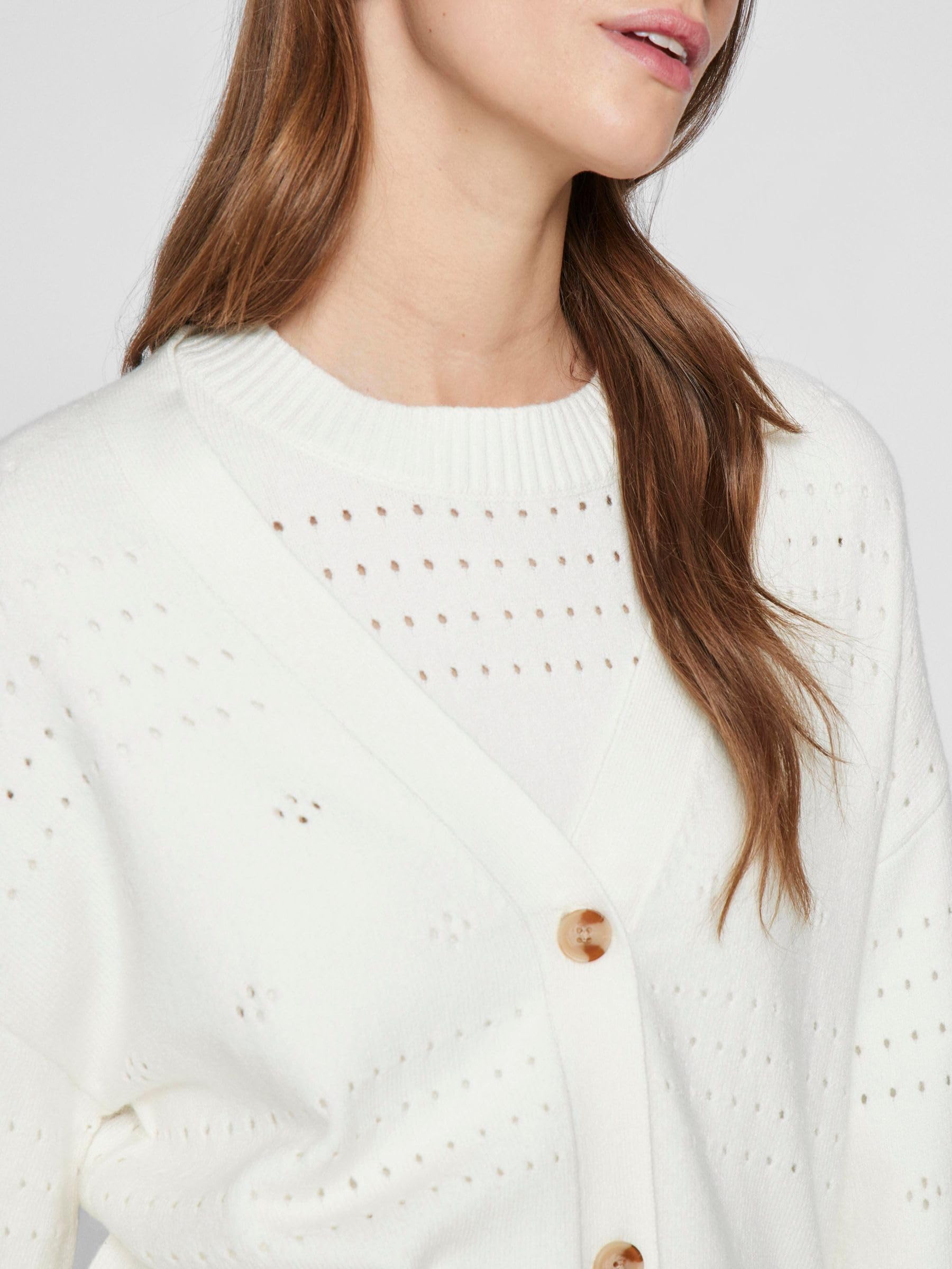 Vila Female Strickjacke VIRIL V-Ausschnitt