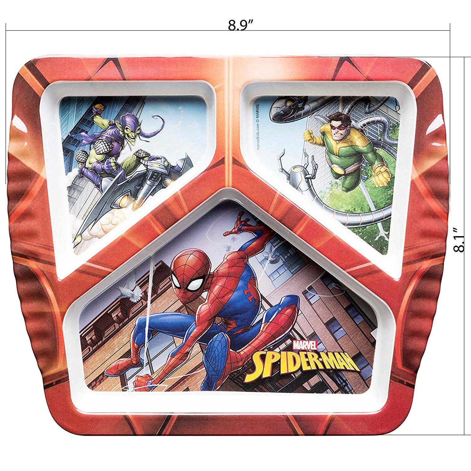 au　スパイダーマン３　プレート Buy Zak Designs Marvel Comics Spider Man Kids Dinnerware Set