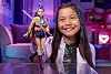 Mattel Kpop Demon Hunters HUNTR/X Muñeca fashion Rumi en look de actuación 'How It's Done' con accesorio de espada 2