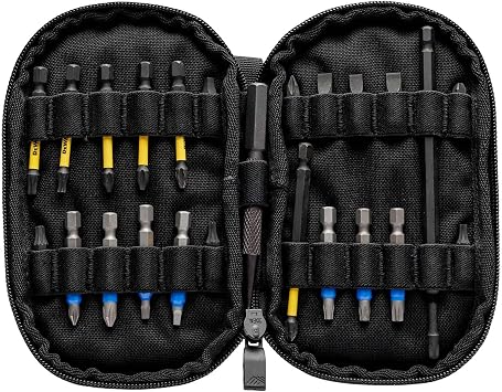Diamondback Driver & Drill Bit Case X, 25-Slot Organizer