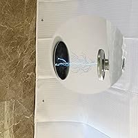 Vista 1 de Imanes laterales para cortina de ducha para mantener la cortina cerrada a la pared, clips magnéticos para el lado de la ducha, protección contra