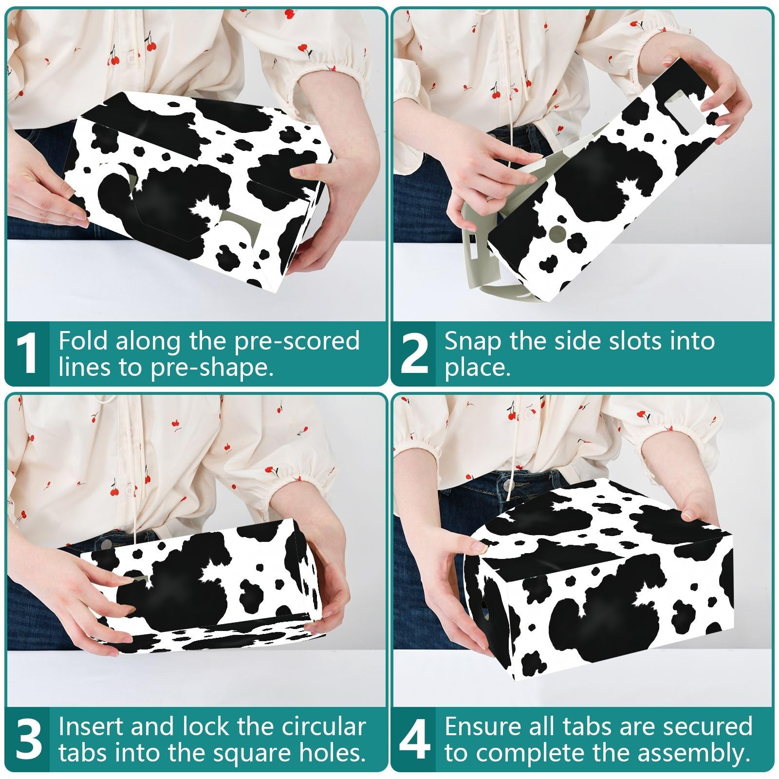 Cartone animato Spot Nero Portariviste File Holder per Classroom