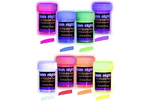 Neon Nights UV Light Paint Set: Illuminate Your Creativity with Glowing Acrylics