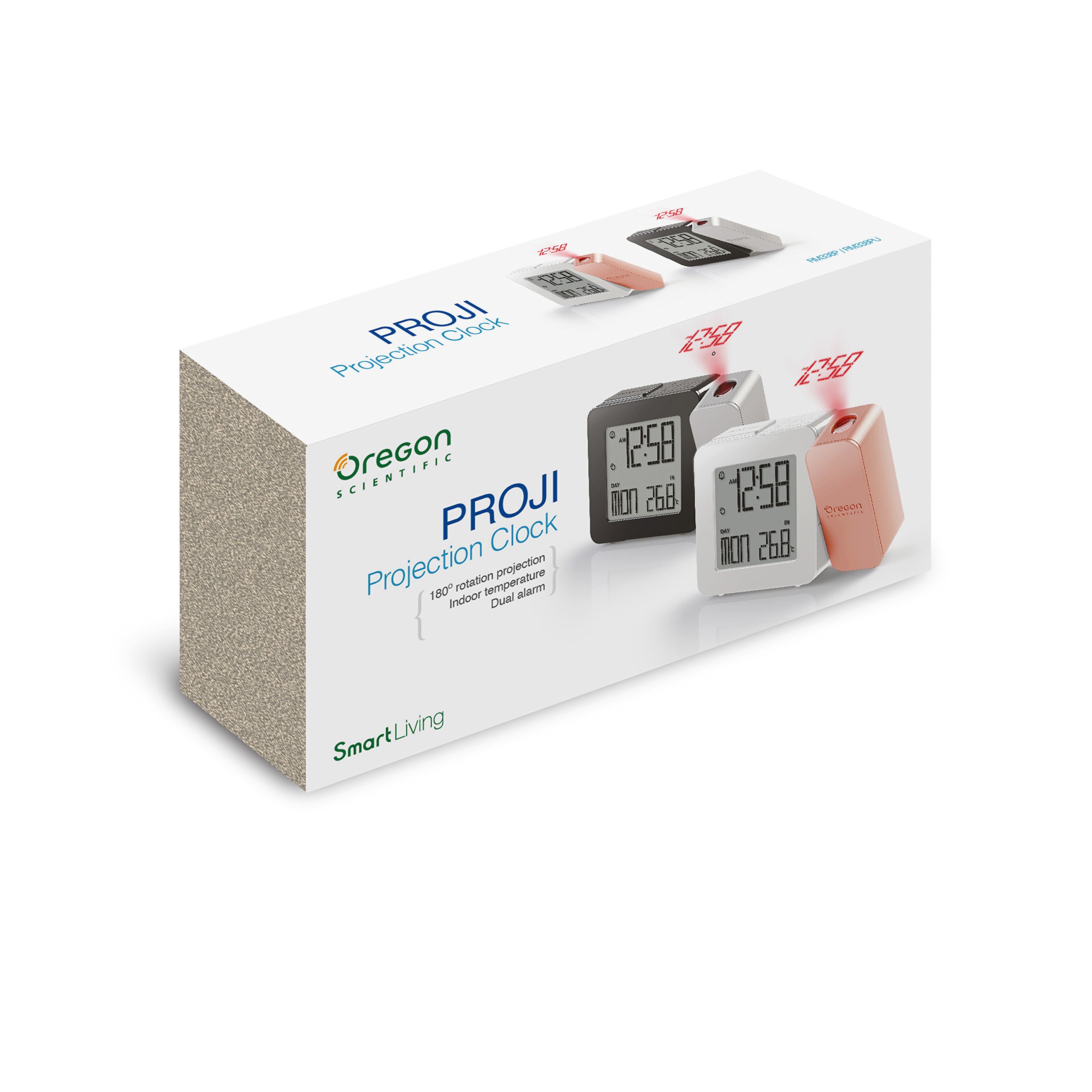 Oregon Scientific RM338P PROJI Indoor Temperature Projection Clock - Rose Gold