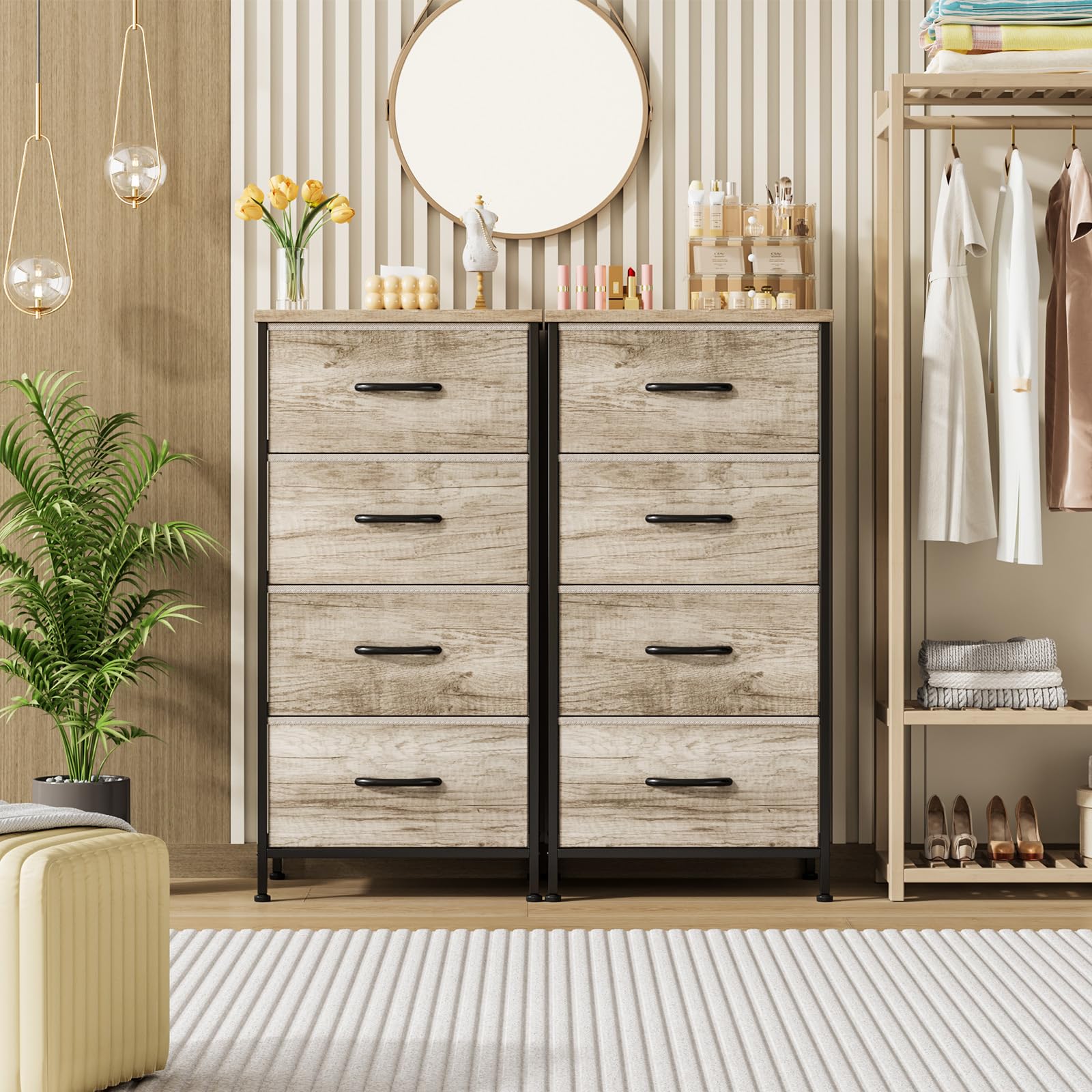 Amazon|Nicehill タンス 収納 チェスト 4段 おしゃれ 幅40.2×奥行30 Amazon|Nicehill タンス 収納 チェスト 4段 おしゃれ 幅40.2×奥行30