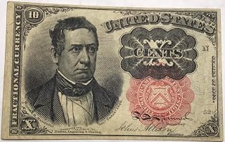 1875 10C 10 Cents William Merridith 5th issue Fractional Currency Postage Currency