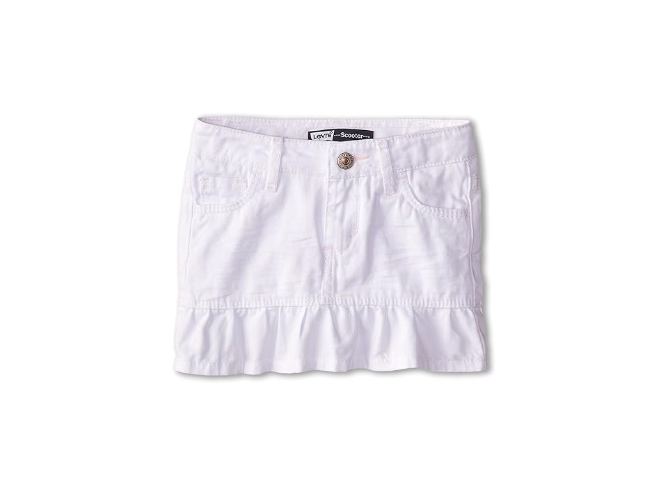 

Levi's(r) Kids Girls' Alessandra Scooter Skirt (Toddler) (White) Girl's Skirt
