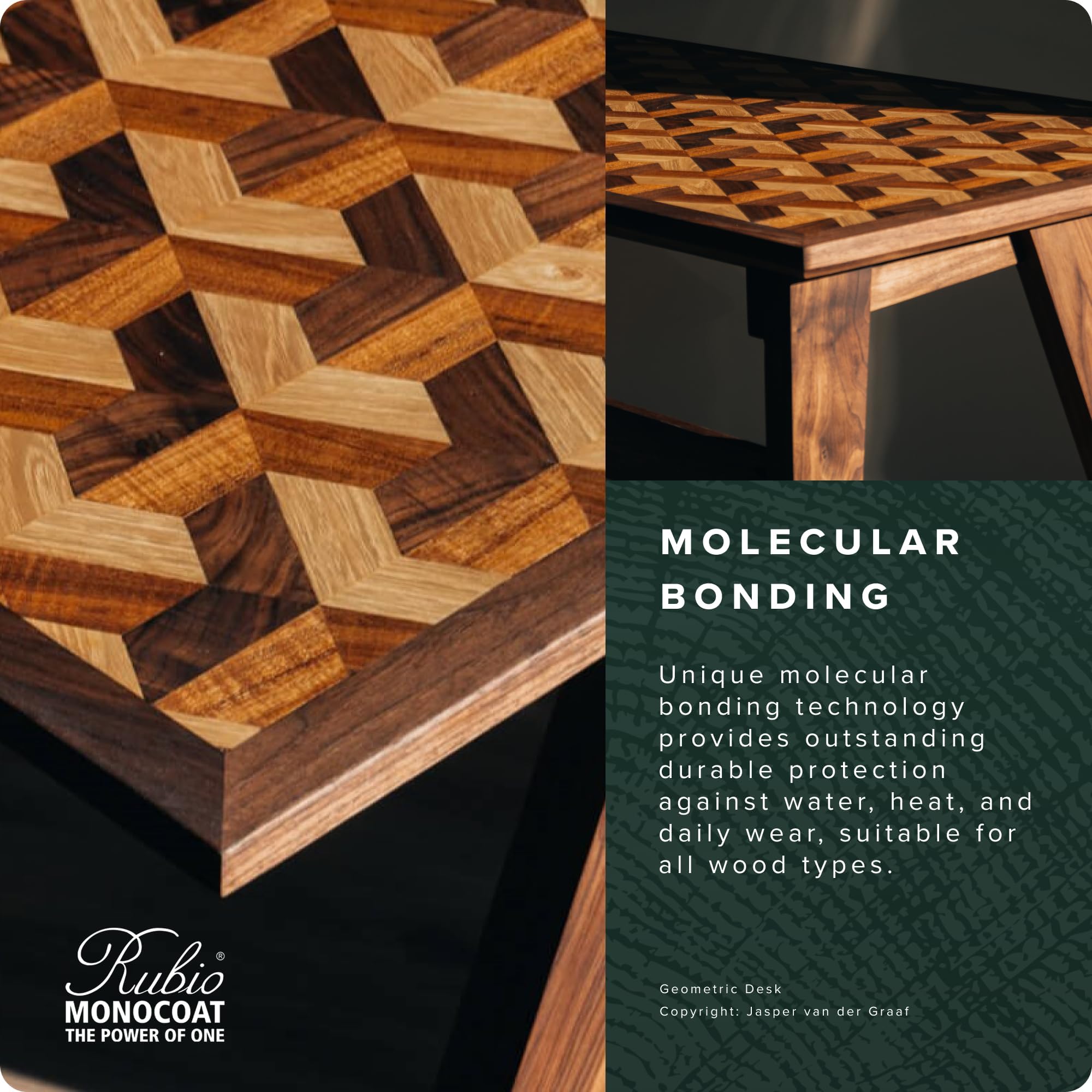 Rubio Monocoat Finitura a Olio per Legno | Oil Plus 2C | Olio a base di Semi di Lino, ad Asciugatura Rapida, per Legno da Interni, Include Acceleratore, parte B | 130 ML | 5 m² - Pure