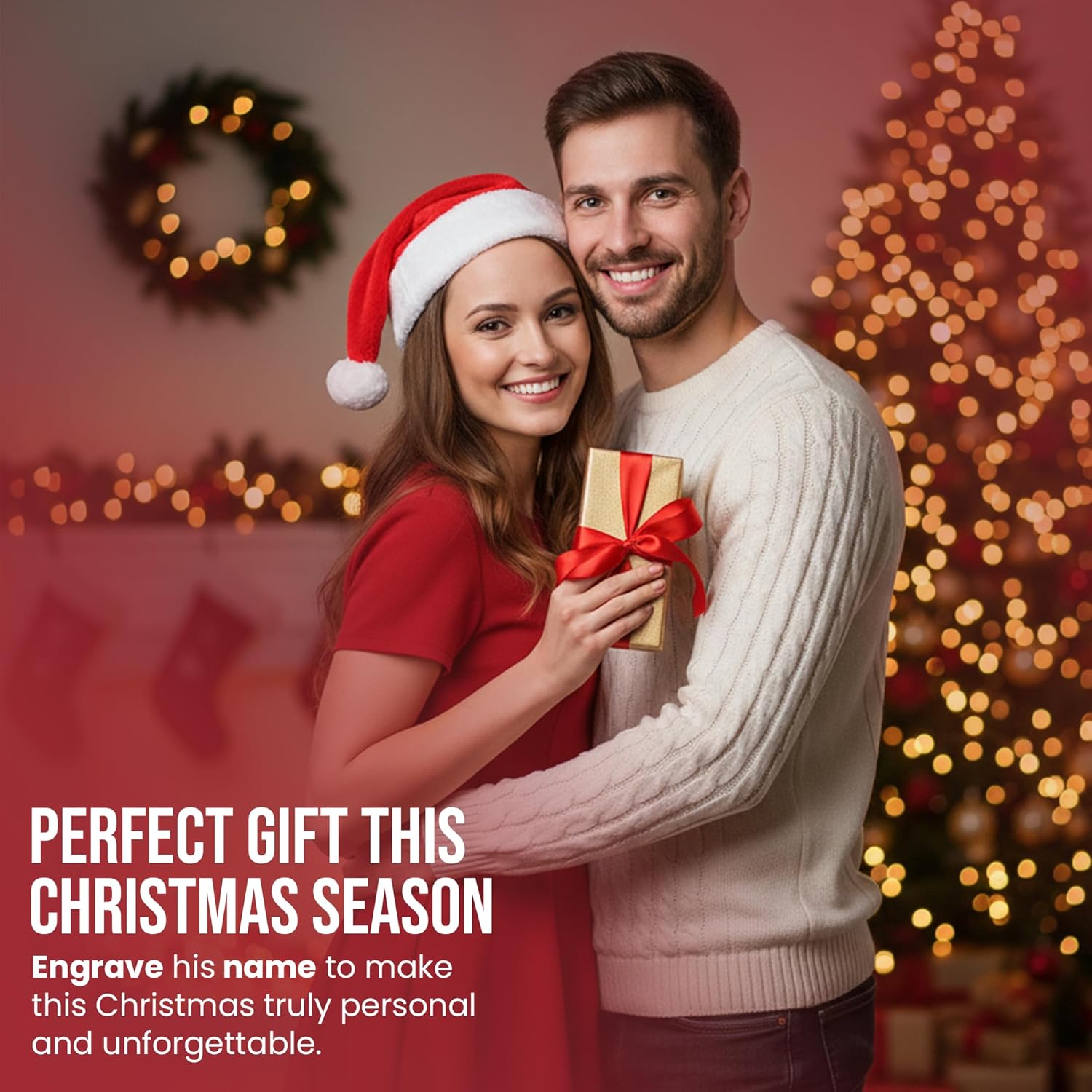 8 inch Handmade Personalized Damascus Knife set for Groomsmen gifts | Fixed blade knife for Survival, Camping, Bushcraft Ergonomic - Image 3