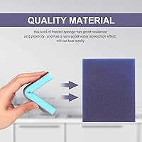 Vista 4 de 24 esponjas de lijado azul ultra grano, bloques de lijado para paneles de yeso, esponja lavable reutilizable para modelos de cerámica, manualidades