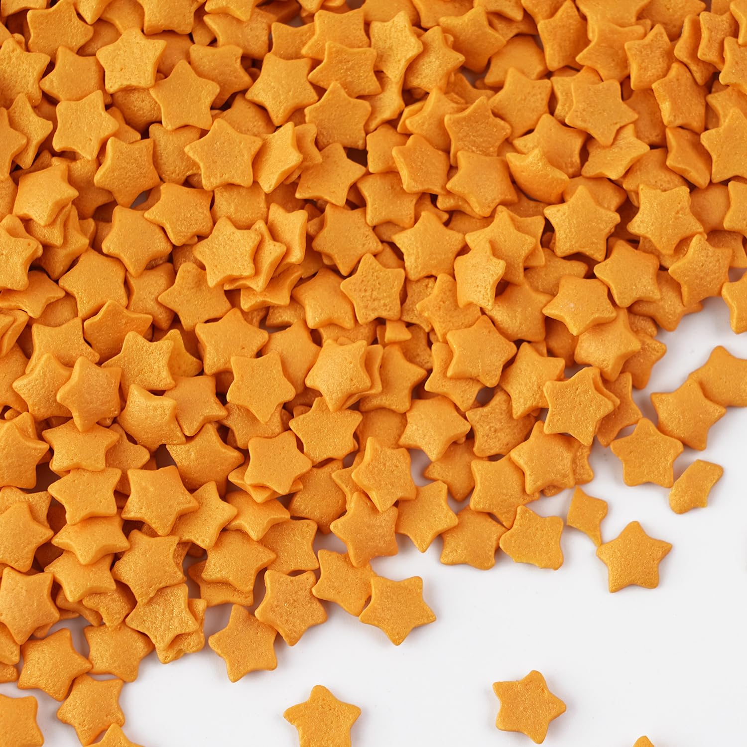 Sujoygar Essbare Zucker Stern, 130g Gold Stars Streuselkuchen für Kuchen Backfeste Muffin Cupcake, für Weihnachten Halloween Hochzeiten Kommunion und tägliche Kuchendekorationen