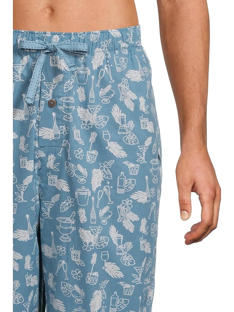Blue Tommy Bahama Cotton Woven Pajama Pant