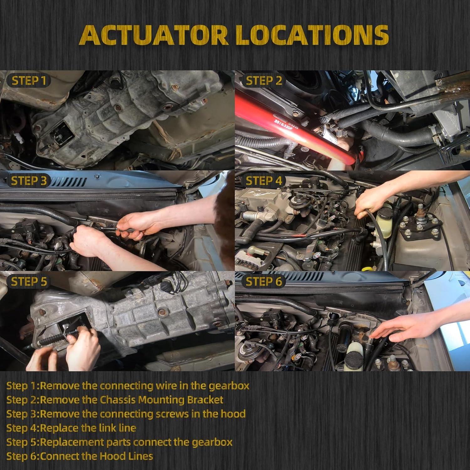 Dasbecan Clutch Cable Kit Triple Hook Clutch Quadrant Firewall Adjuster Kit Compatible with 1996-2004 Ford Mustang Replaces# AMP-83004-125