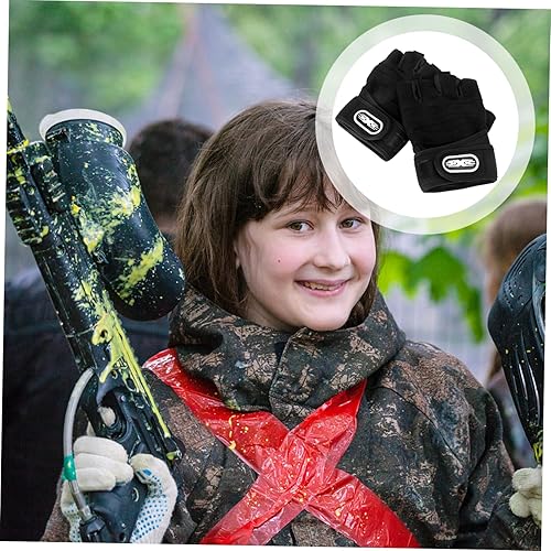 Miniatura 6 de YARNOW 2 pares de guantes para entrenamiento, guantes de fitness para hombre, guantes de entrenamiento para hombre, guantes de gimnasio para