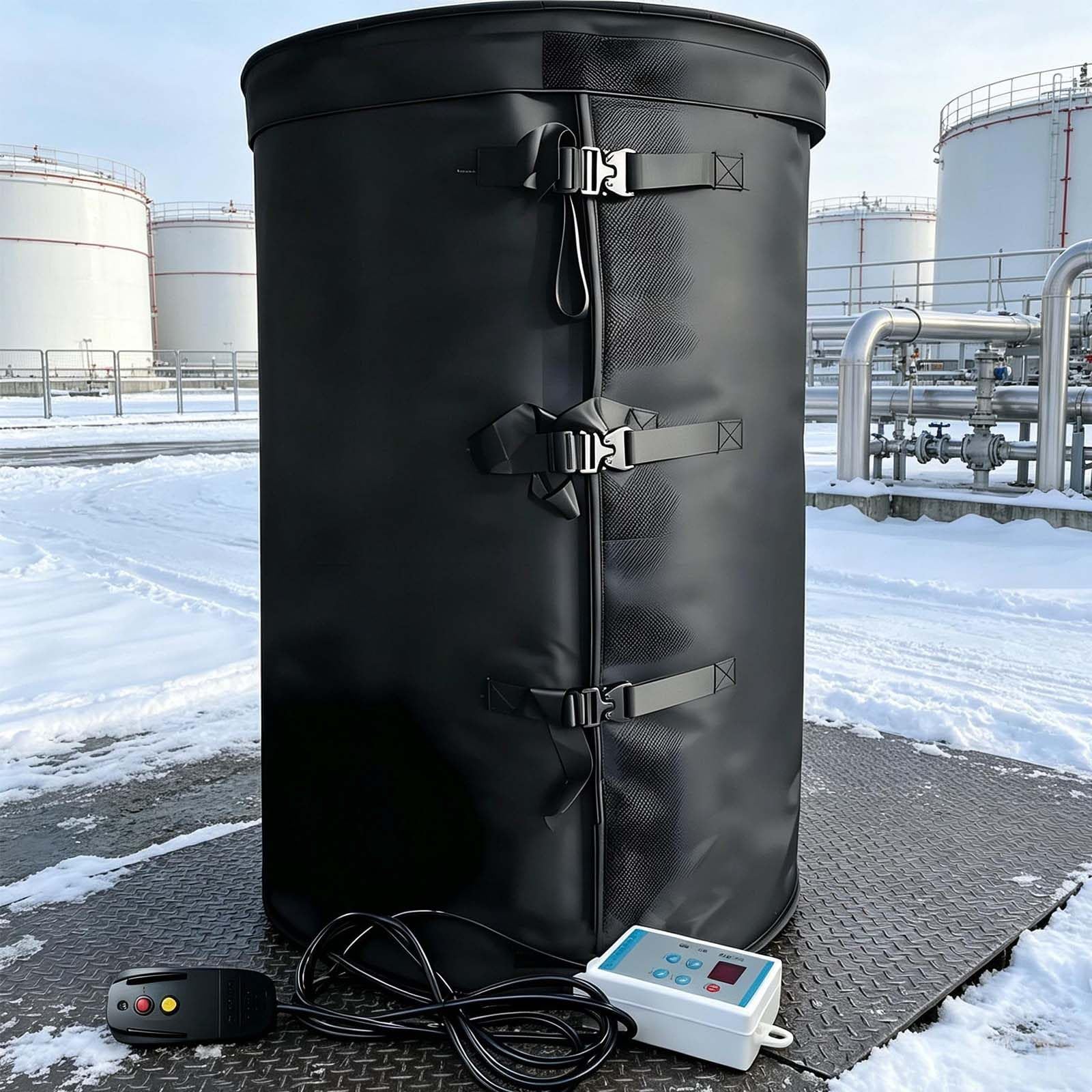 Gleichmäßige Heizung Fassheizdecke 275gal Black-200L