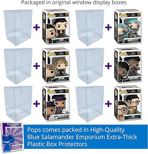 Miniatura 3 de Loki - Juego de 6 fundas protectoras de plástico Funko Pops con Salamandra Azul Emporium