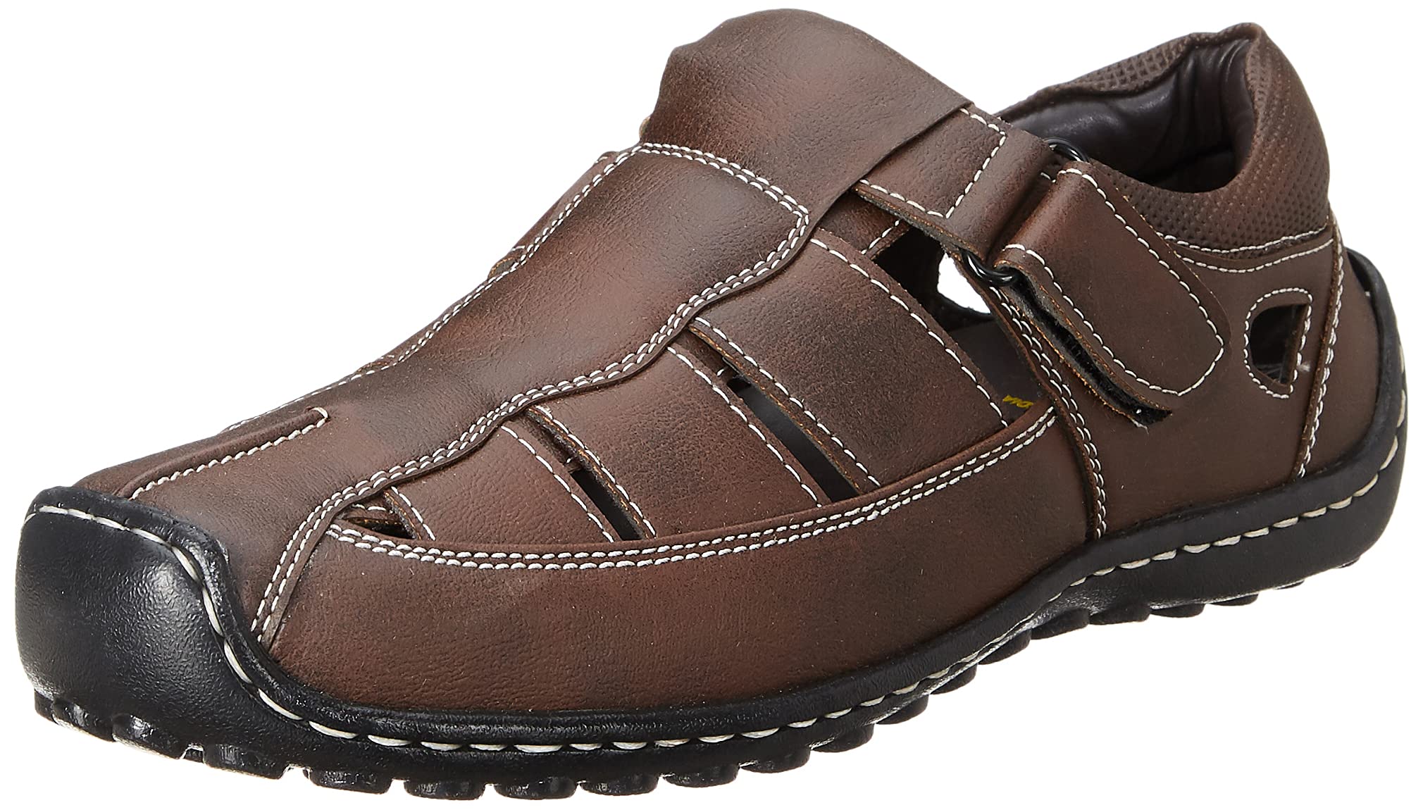 CentrinoSandal for Men | Mens Casual Sandal|leather sandals for office |New Men's fisherman sanals|Grip Insole for Stability | Comfortable Men Sandal with Premium Comfort & Quality (3263)