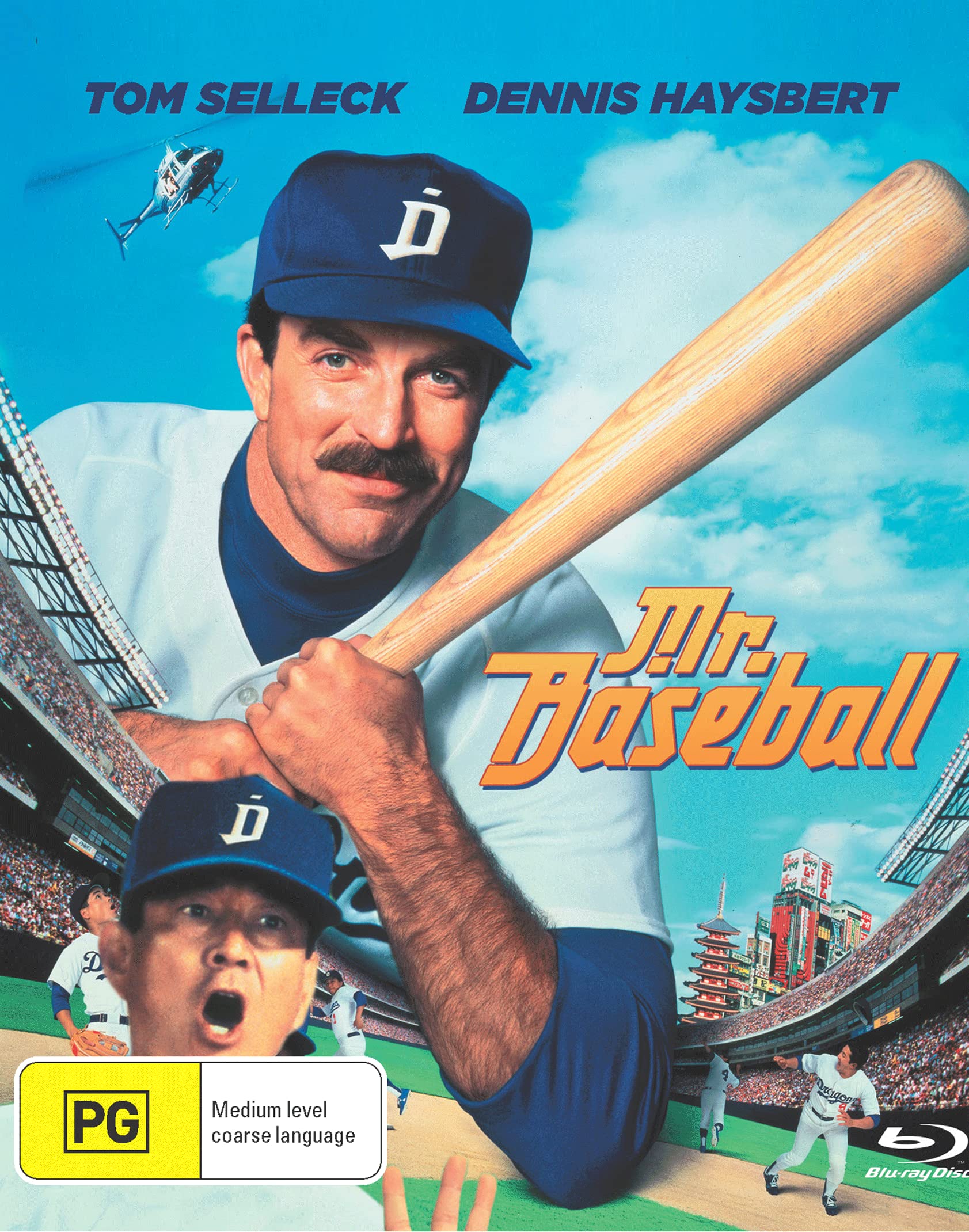 Mr. Baseball (1992) Blu-Ray de Origen Australiano sin idioma español para coleccionistas