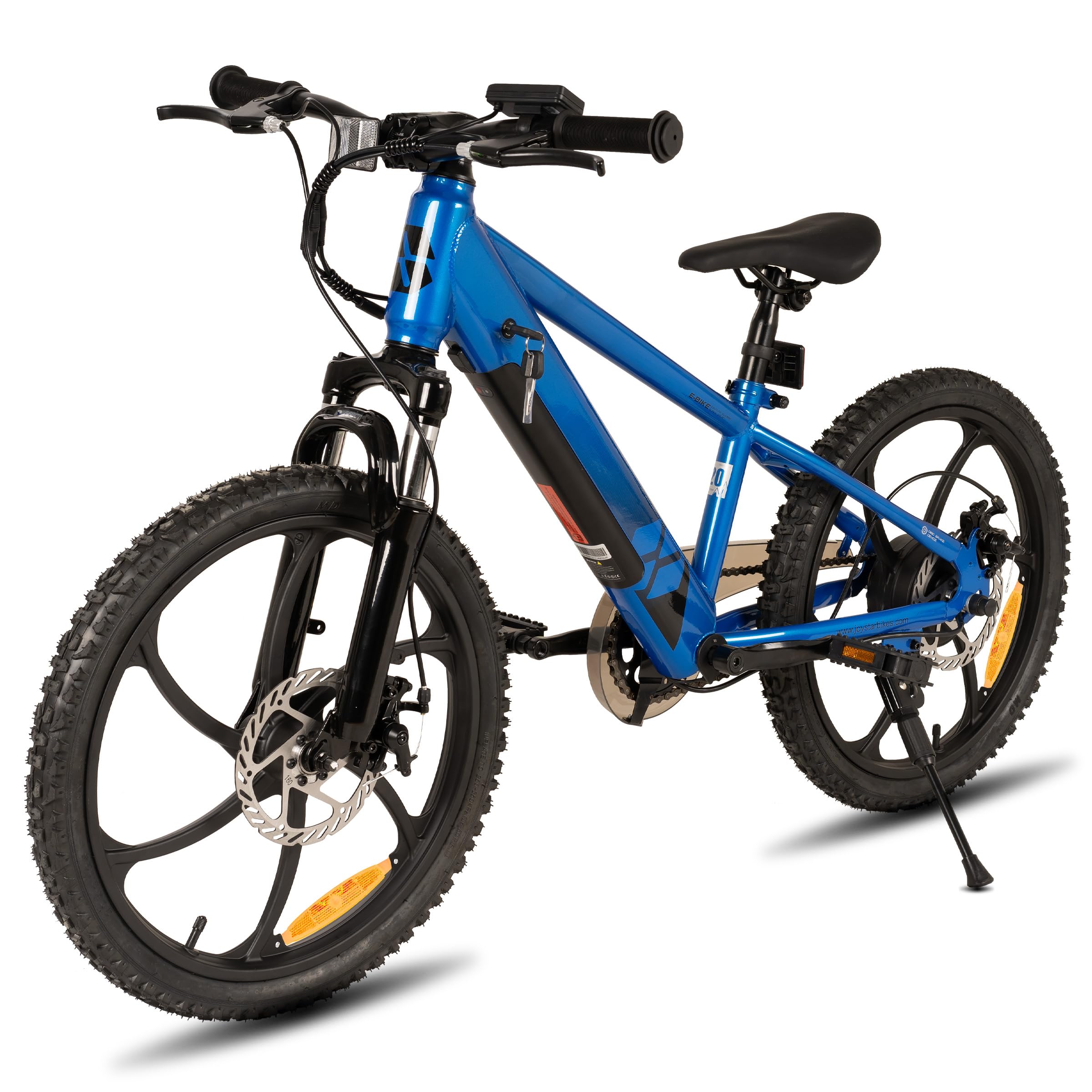 JOYSTAR 20 Zoll Elektrofahrrad für Kinder und Jugendliche ab 7 Jahren mit 250W bürstenlosem Motor, 15 Meilen 15MPH Elektro-Mountainbike mit abnehmbarem Akku