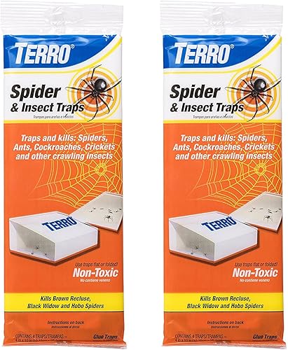 Terro Spider Trap 4Pack T3200(no avalibale en Nm), 8-unidades, Multicolor