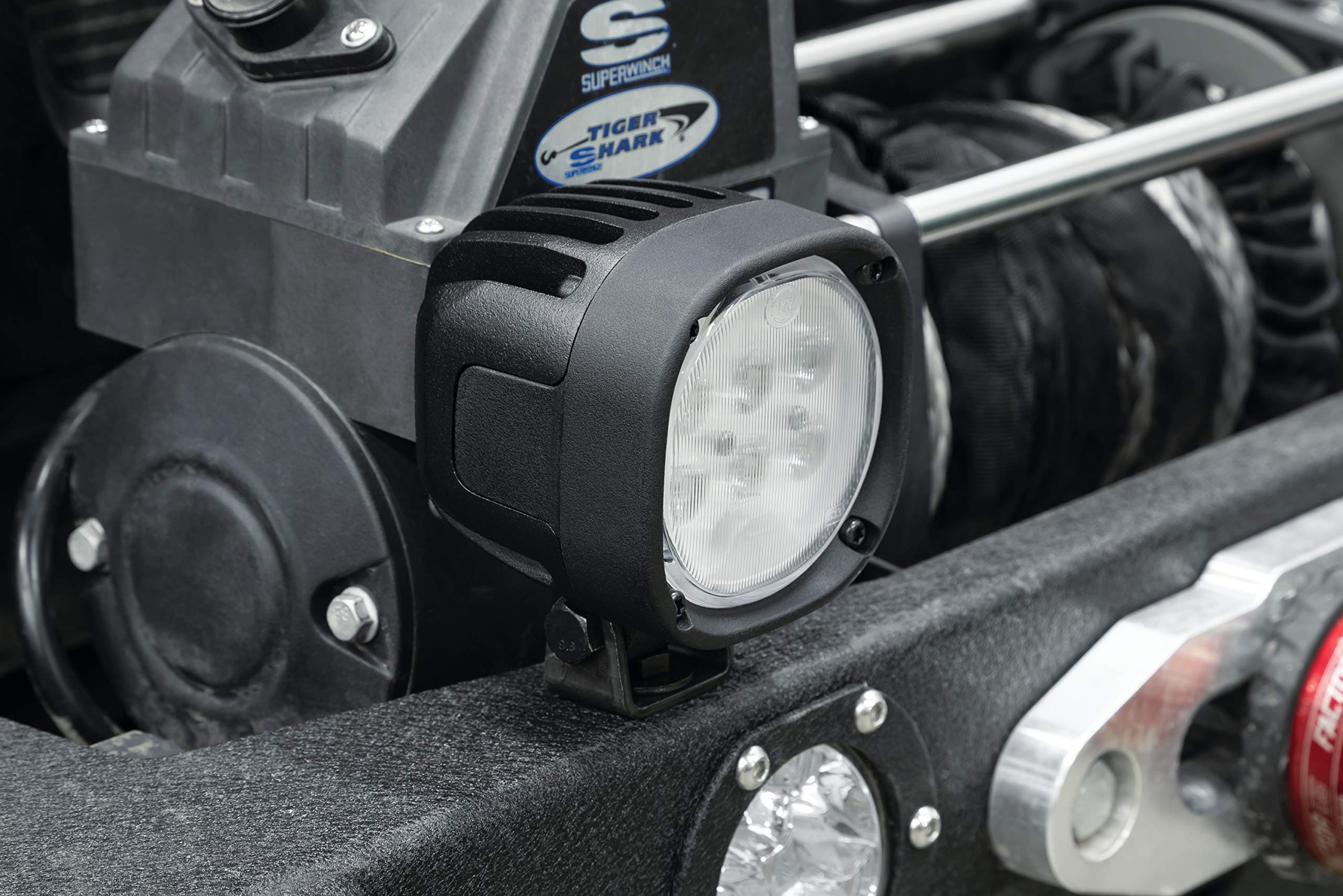 Kuryakyn 3010 Motorcycle Lighting Accessory: Lodestar 1850 Lumen High-Output Driving Lights, Spot Beam, 1 Pair