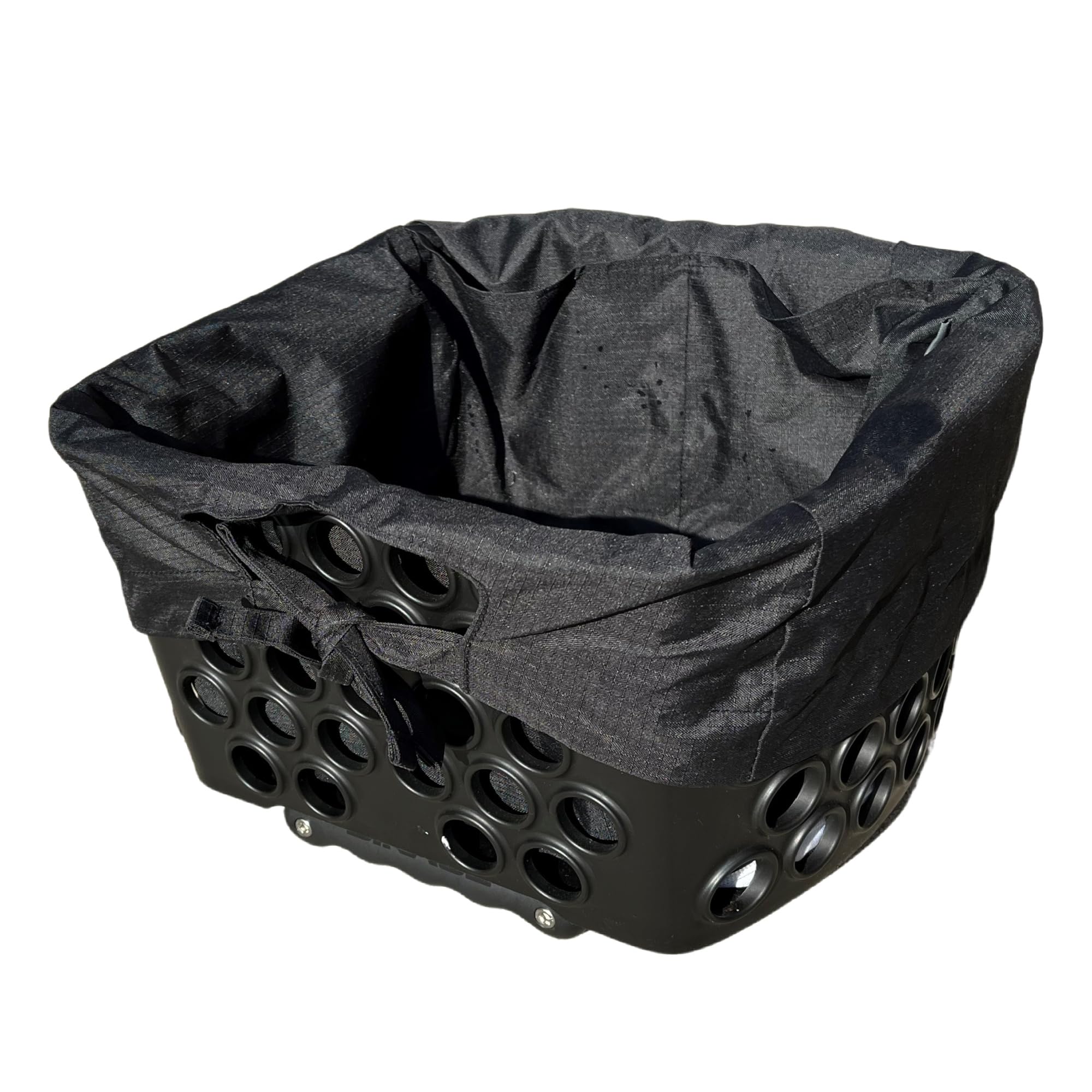 BiKase Bike Basket Grocery Bag Liner Tote - Reusable Grocery Bag for your Basket! Liner and Tote baskets or other baskets. Folds into a clutch for easy and compact stroage.