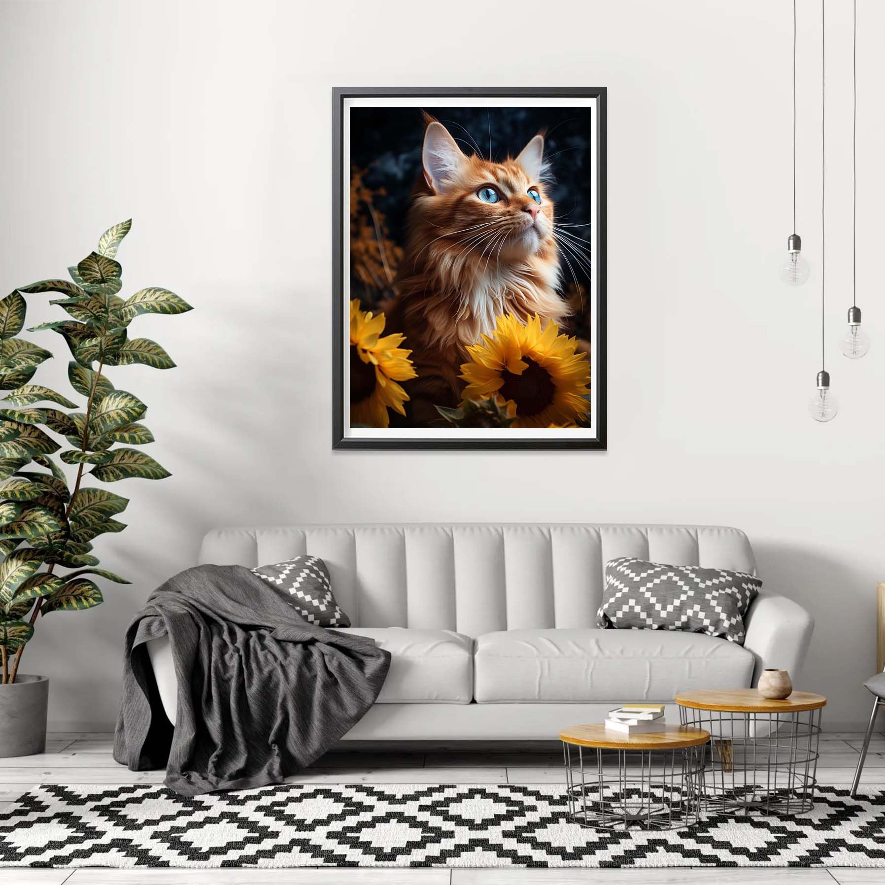 KEYIFA Girafe Diamond Painting 5D Complet, Peinture Diamant Adulte Art