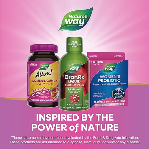 Miniatura 7 de Nature's Way CranRx Extra Strength Cranberry 1,000 mg, D-manosa + Vit C + Hibisco, 16 onzas líquidas
