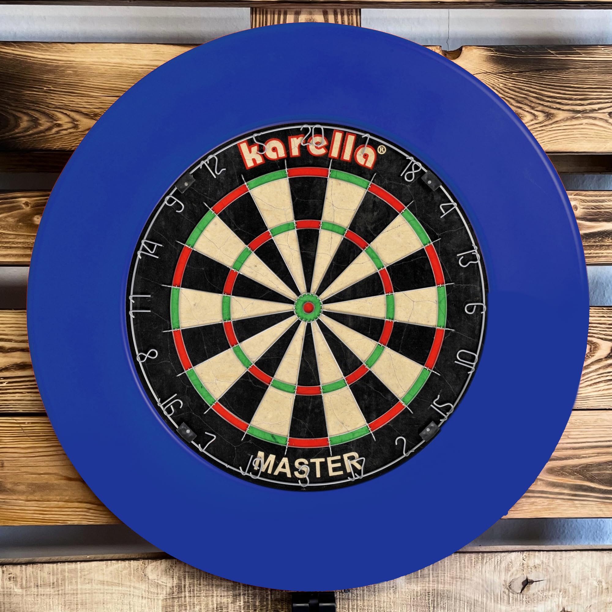 Karella einteiliger Dartboard Surround PU, Auffangring Dartscheiben, 4 Farben, Dart Umrandung, Catchring, Backboard Steeldart, Wandschutz, Auffangfeld für Dartpfeile
