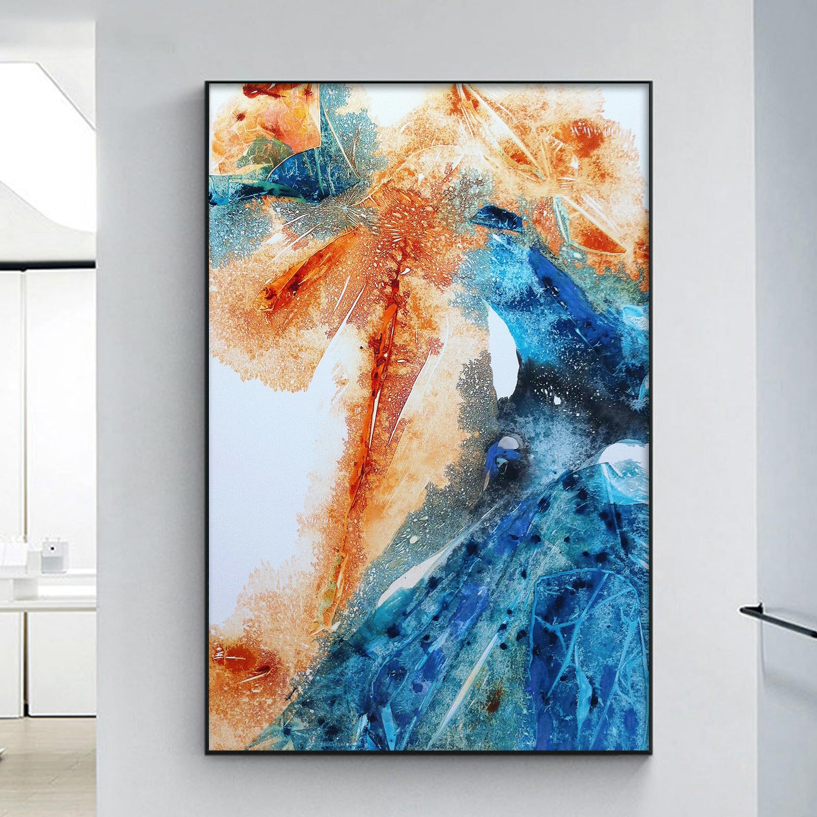 絵画　油絵　原画　抽象画 北欧　アート　ポップ　カラフル　パステルカラー　F8 絵画油絵原画抽象画 北欧アートポップカラフルパステルカラーF8