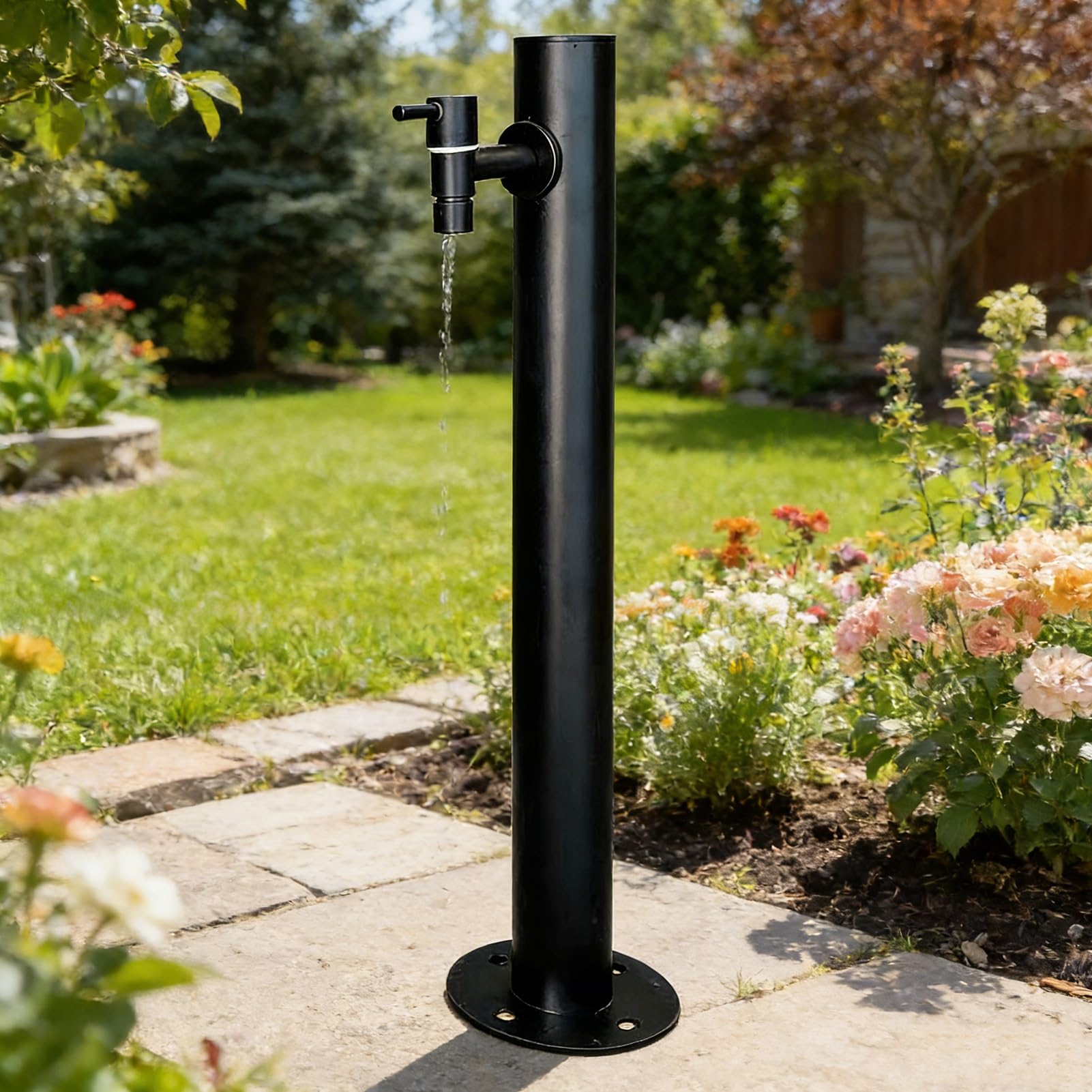 XDLEDMKIZ Frost Proof Yard Hydrant for Garden Farm Pasture Irrigation, Floor Mounted Outdoor Tap, Standing Water Column, Anti-Freeze Spigot