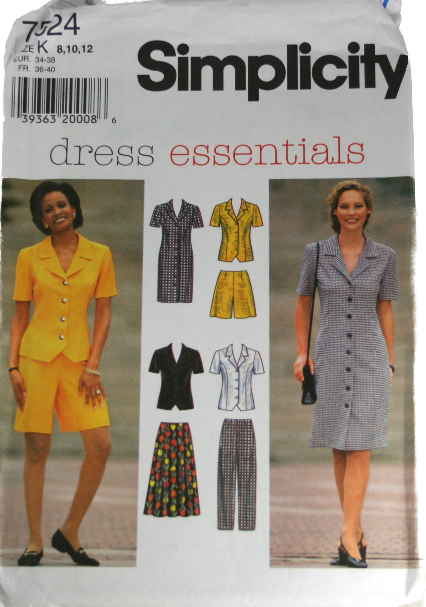 Patron Simplicity 7524 robe et ensemble d'été pour une garde-robe de vacances