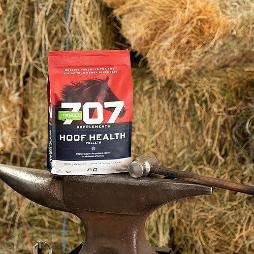 Miniatura 4 de Formula 707 Suplemento equino de la salud de la pezuña, tarro de 2.5 lb  Biotina, aminoácidos y minerales para mejorar y apoyar las pechas de