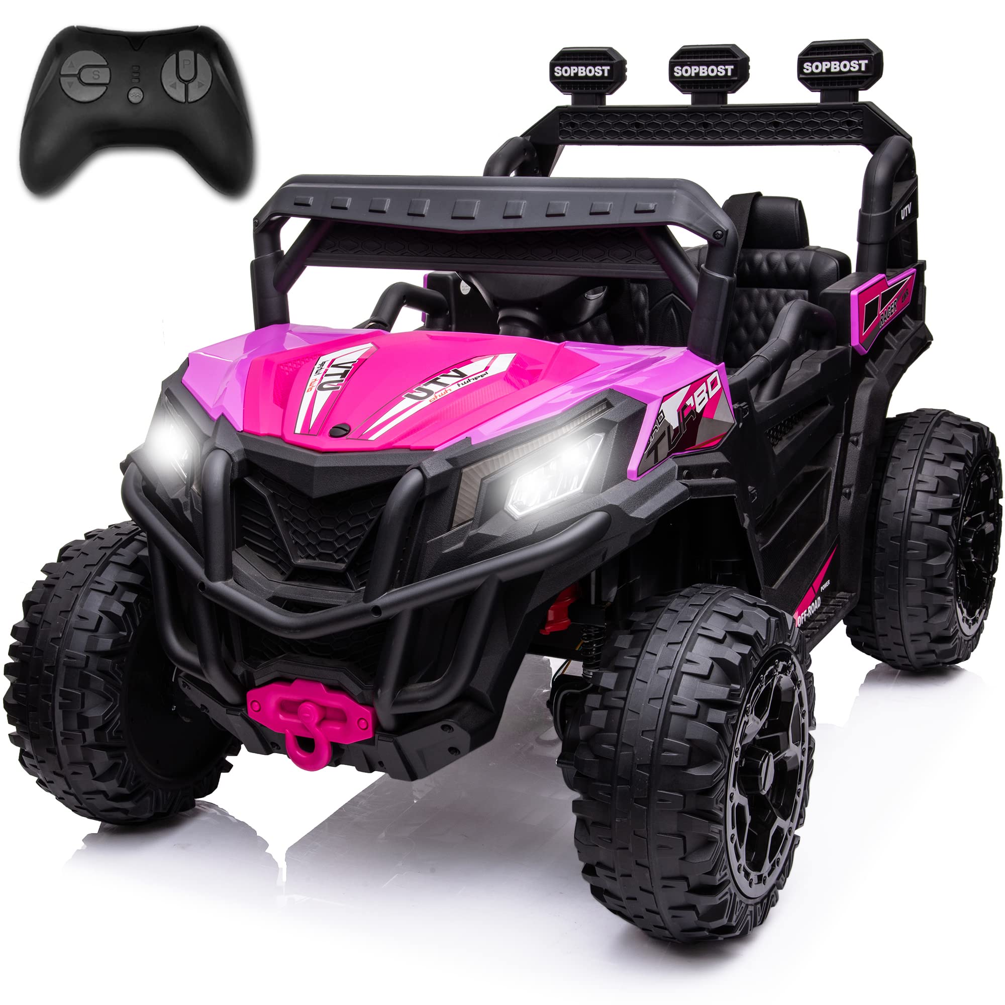 Buy sopbost12V 10Ah Rideon UTV with Remote for Girls 4X4 OffRoad