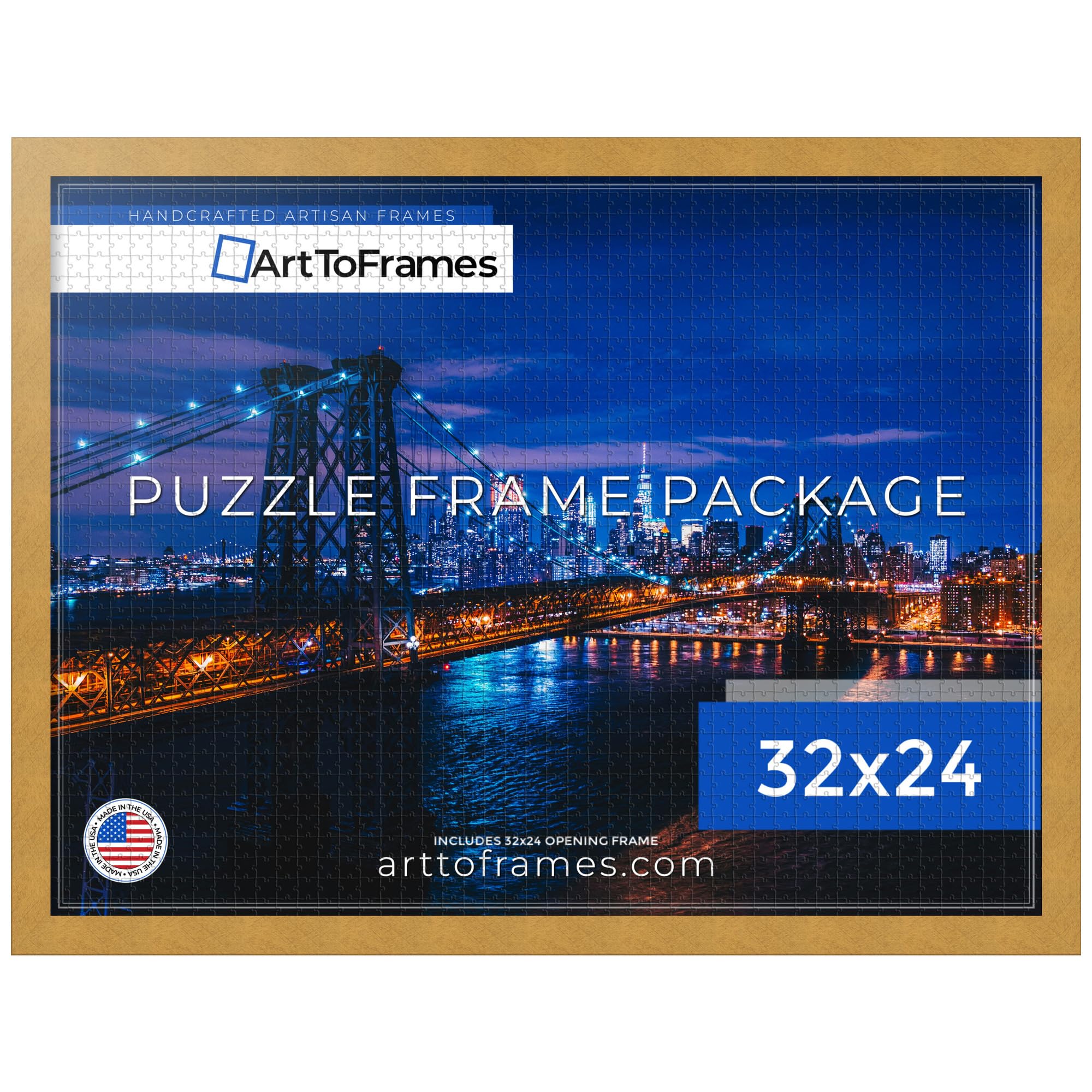 Amazon.co.jp: ArtToFrames 32x24インチ / 81x61cm ゴールドフレーム
