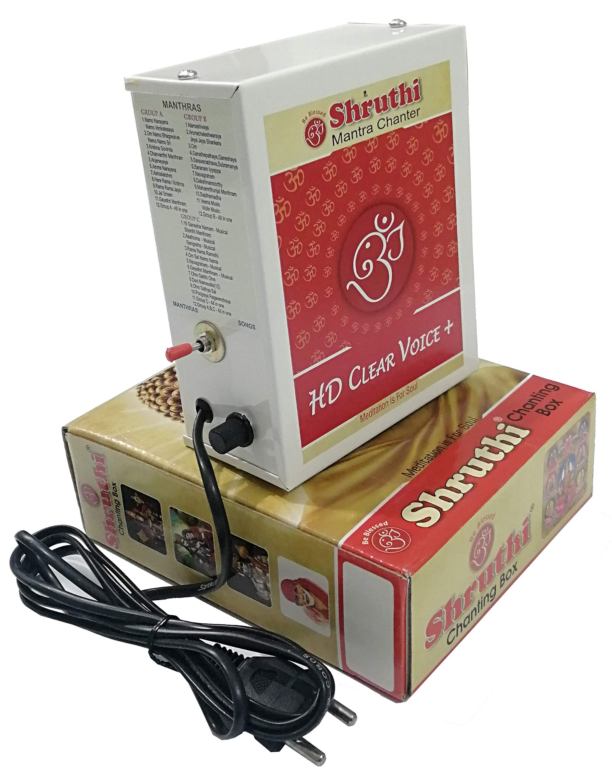 HD Voice Clear Excellent Clarity Rugged Metal Chanting Box with Devotional Songs Player with Chanting 2N1 Mantra Songs (Mixed)-picture-16