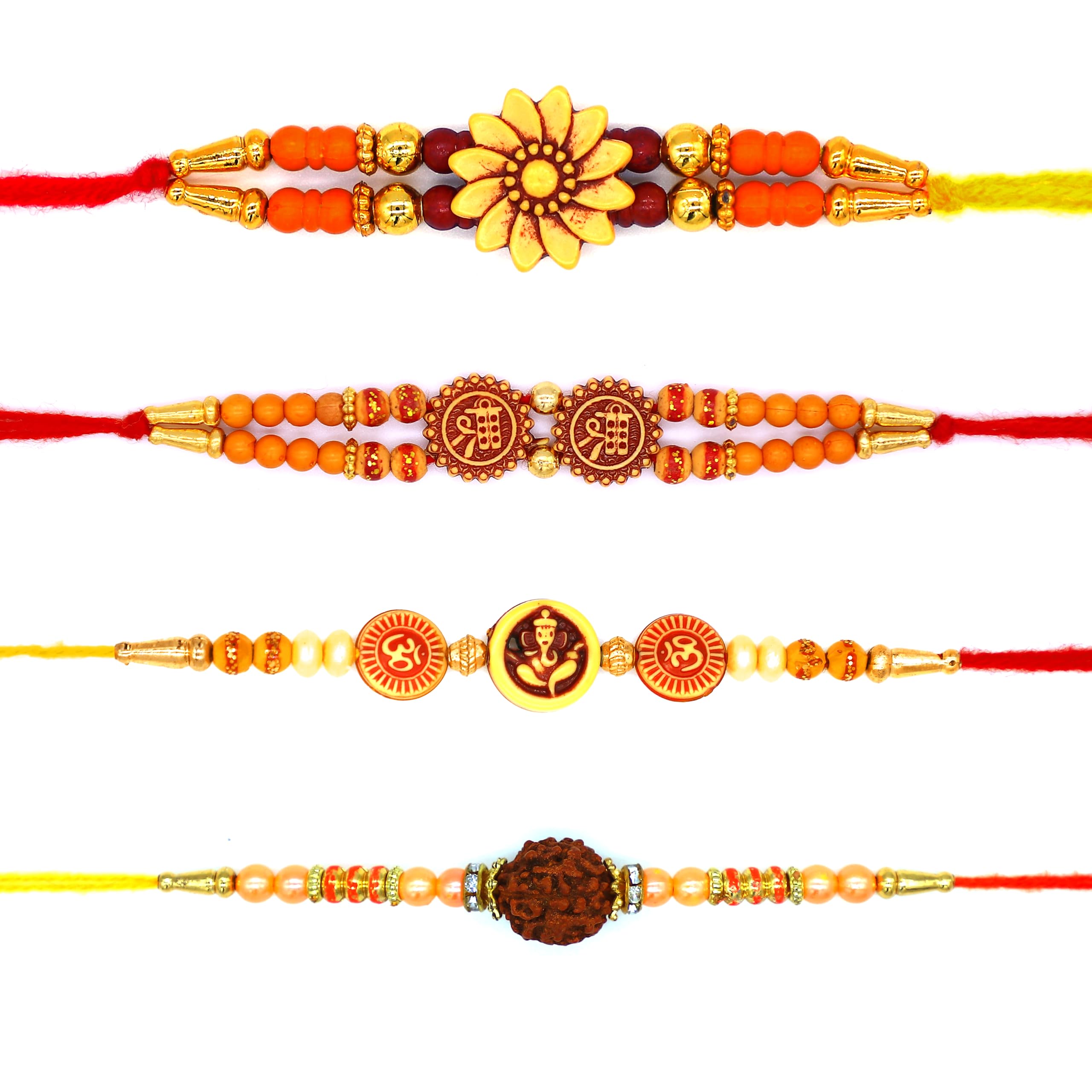Indian Art and Crafts Rakhi for Brother 4 Pics combo Set Designer Rakhi for Brother With Roli & Rise|Rudraksha Bro Rakhi for Raksha Bandhan |Bracelet Rakhi|Wooden Pearl|Best Gift Rakhi for Brother, Medium, Artificial Beads, rakhi (B0B1B7T8S8) Amazon Price History, Amazon Price Tracker