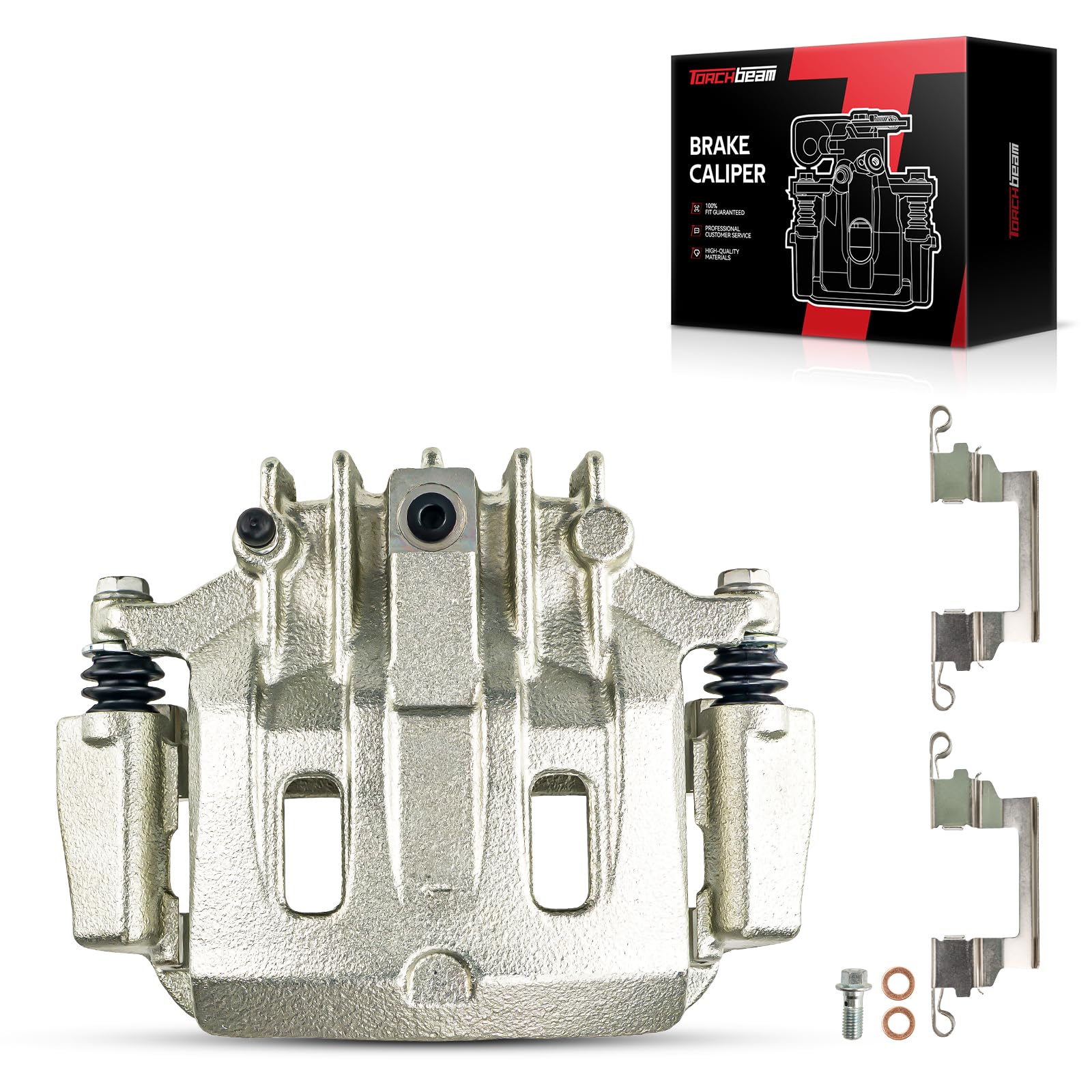 Torchbeam Brake Caliper For Ford Rear left for 2000-2004 F-250 Super Duty, 2000-2004 F-350 Super Duty, 2001-2005 Excursion, Rear Right for 2000 Excursion, Disc Brake Caliper with Bracket # 18B4753
